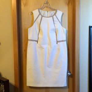 White Calvin Klein dress